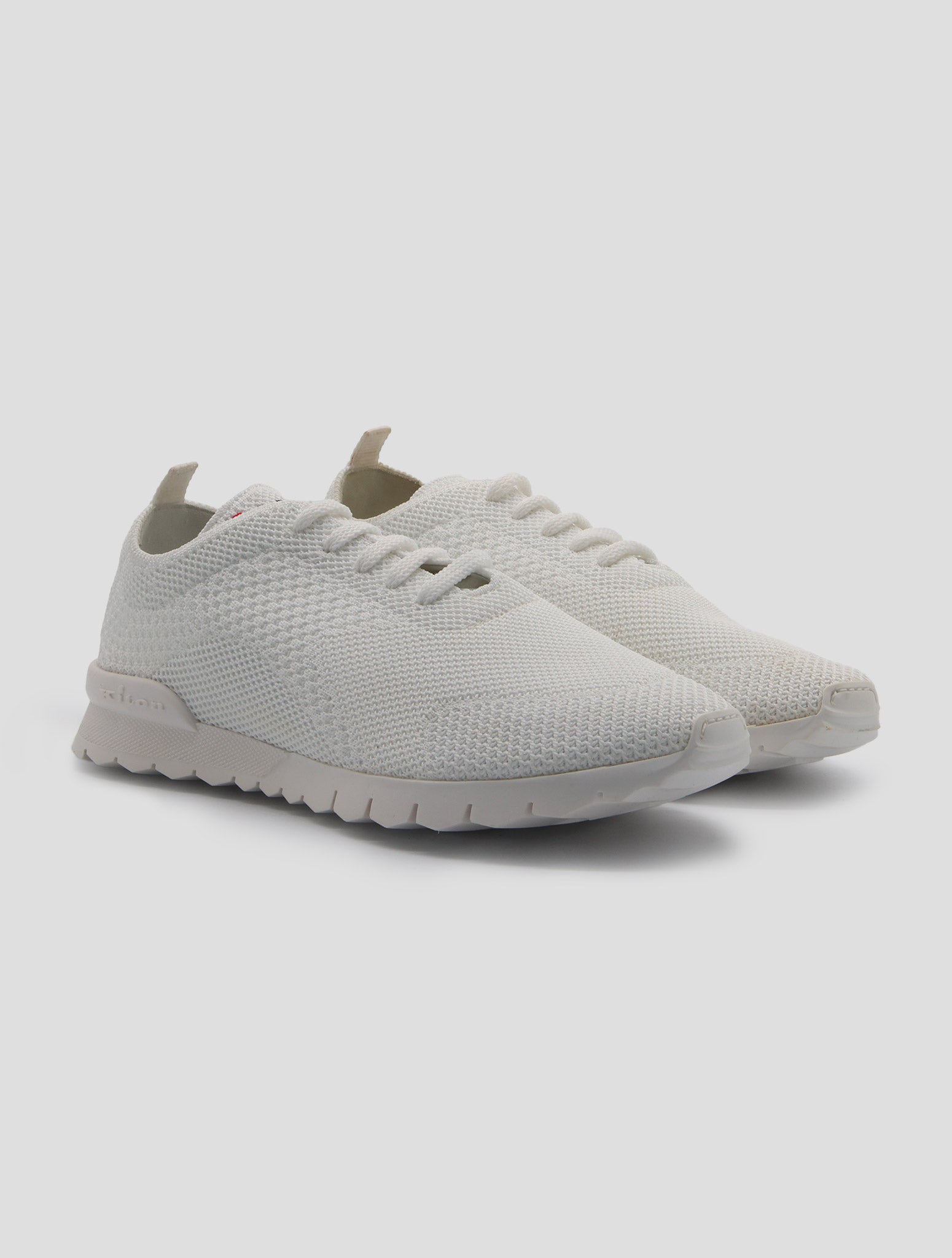 Kiton White Cotton Ea  Sneakers Women