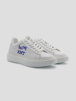 Kiton Knt White  Leather Sneakers