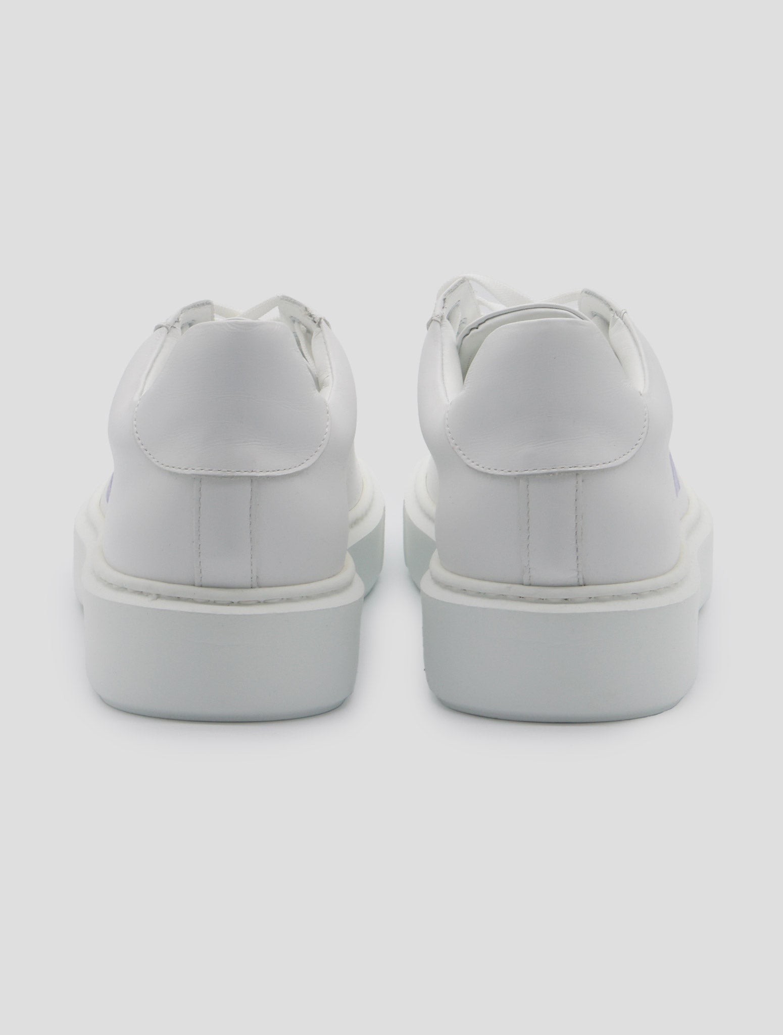Kiton Knt White  Leather Sneakers