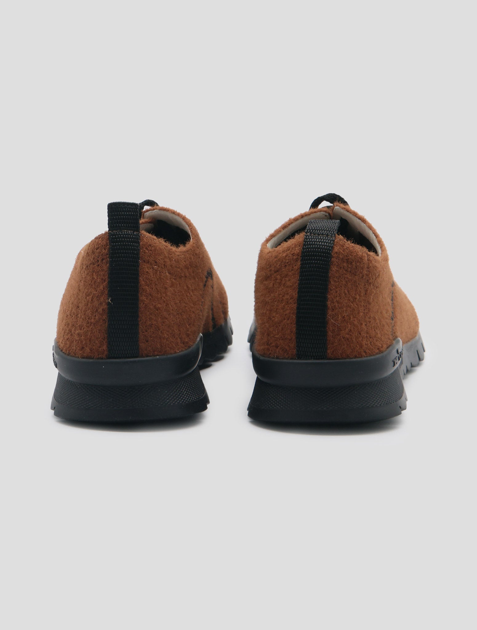 Kiton Brown Pl Pa Wool Sneakers