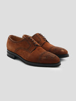 Kiton Brown Leather Suede Dress Shoes