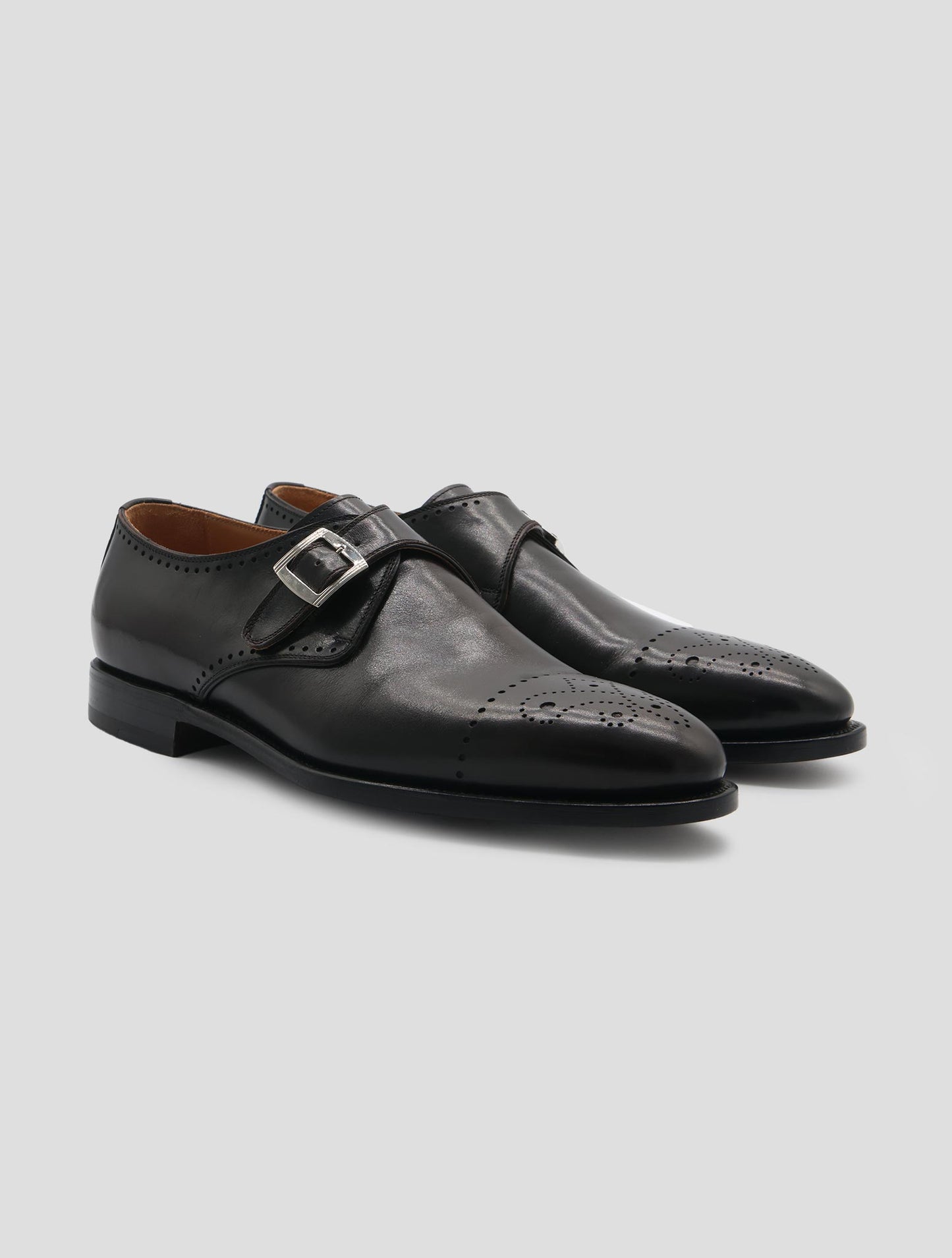 Kiton Brown Leather Dress Shoes