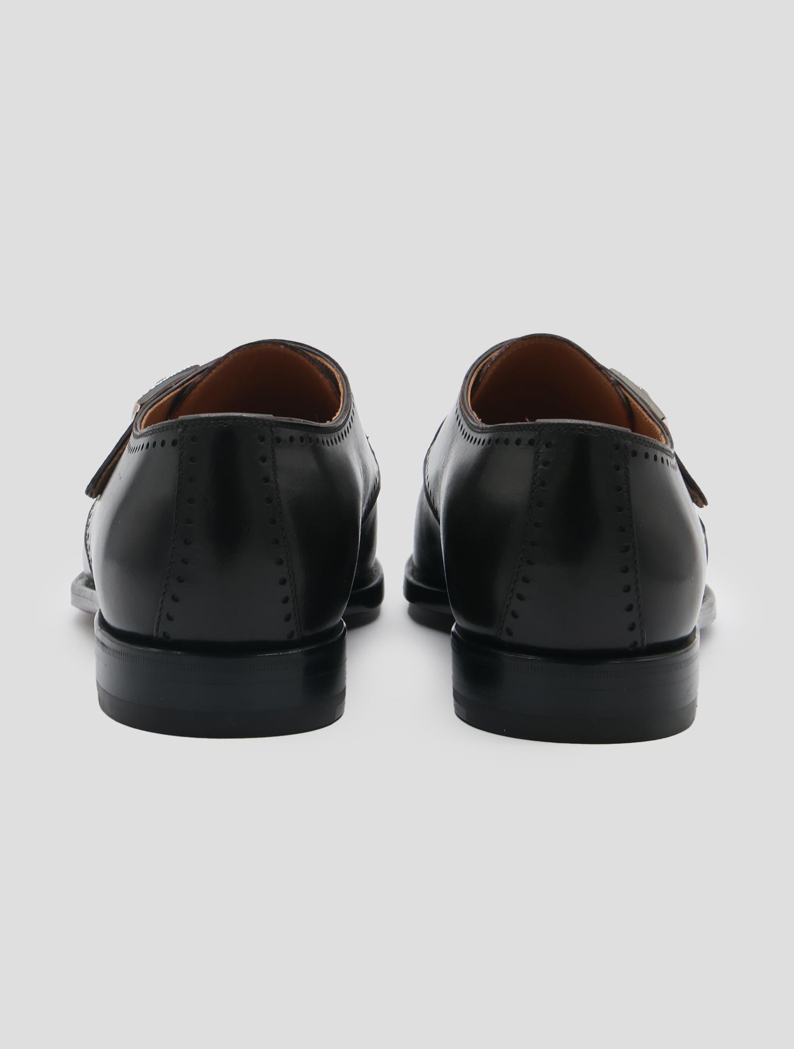Kiton Brown Leather Dress Shoes