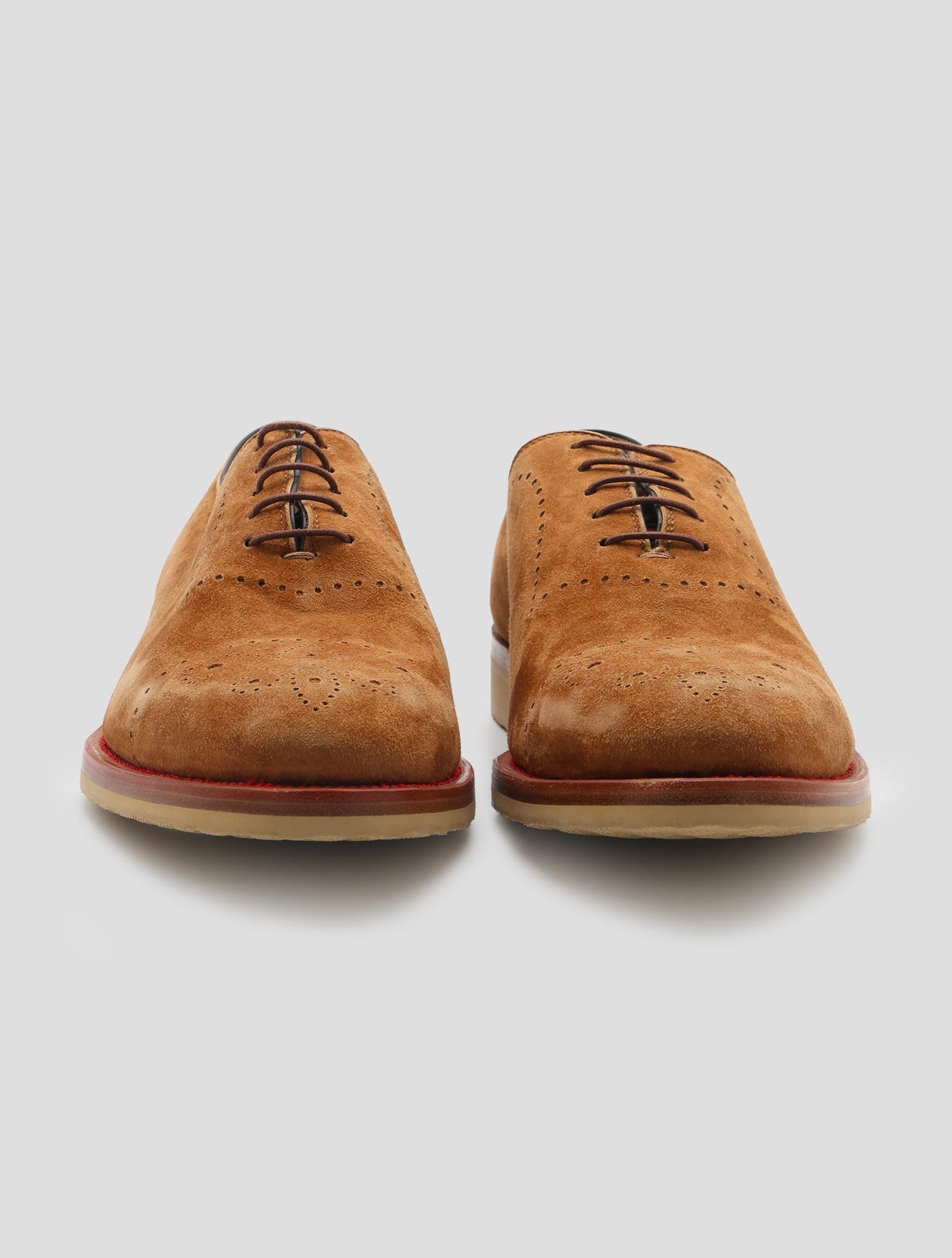 Kiton Brown Leather Suede Dress Shoes