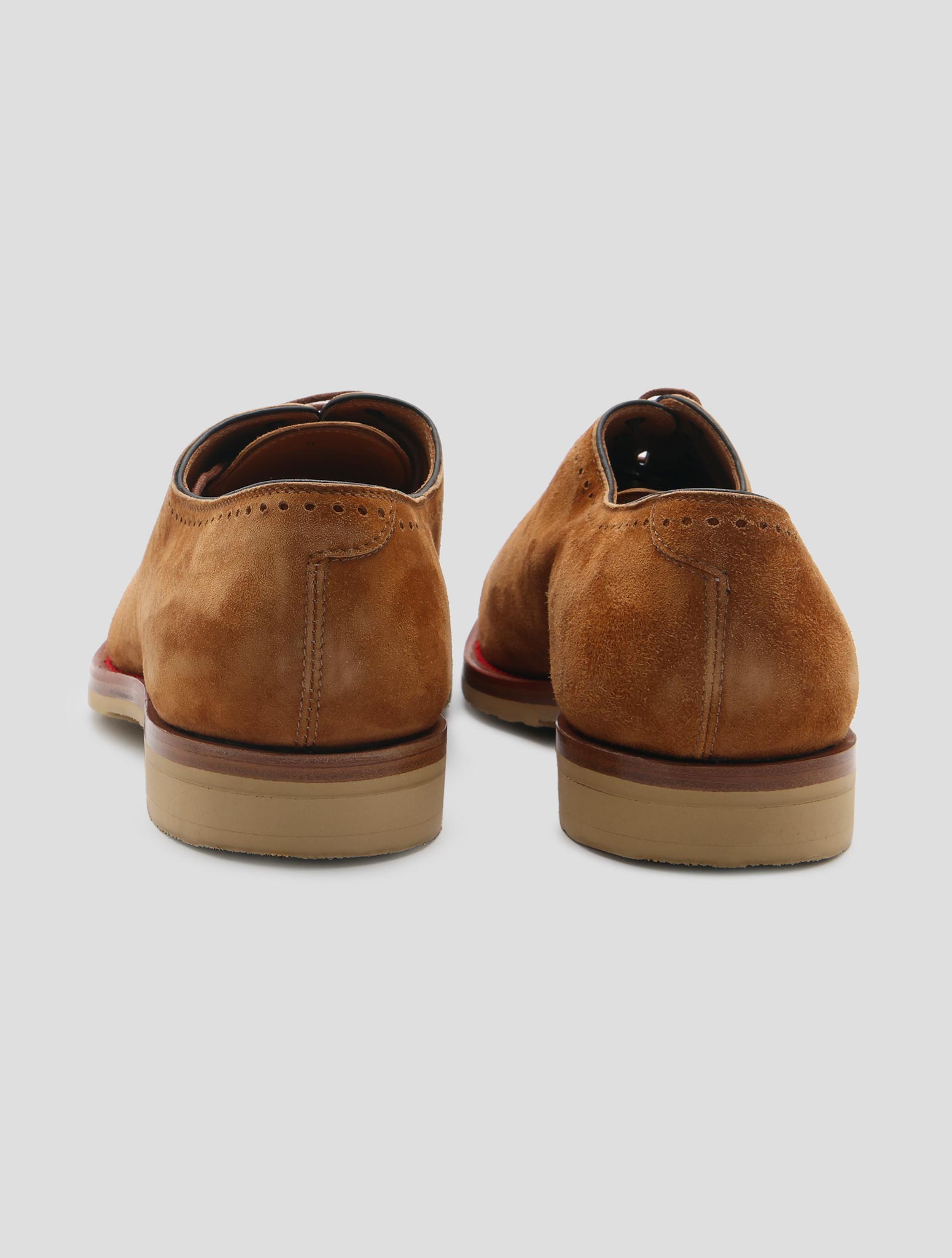 Kiton Brown Leather Suede Dress Shoes