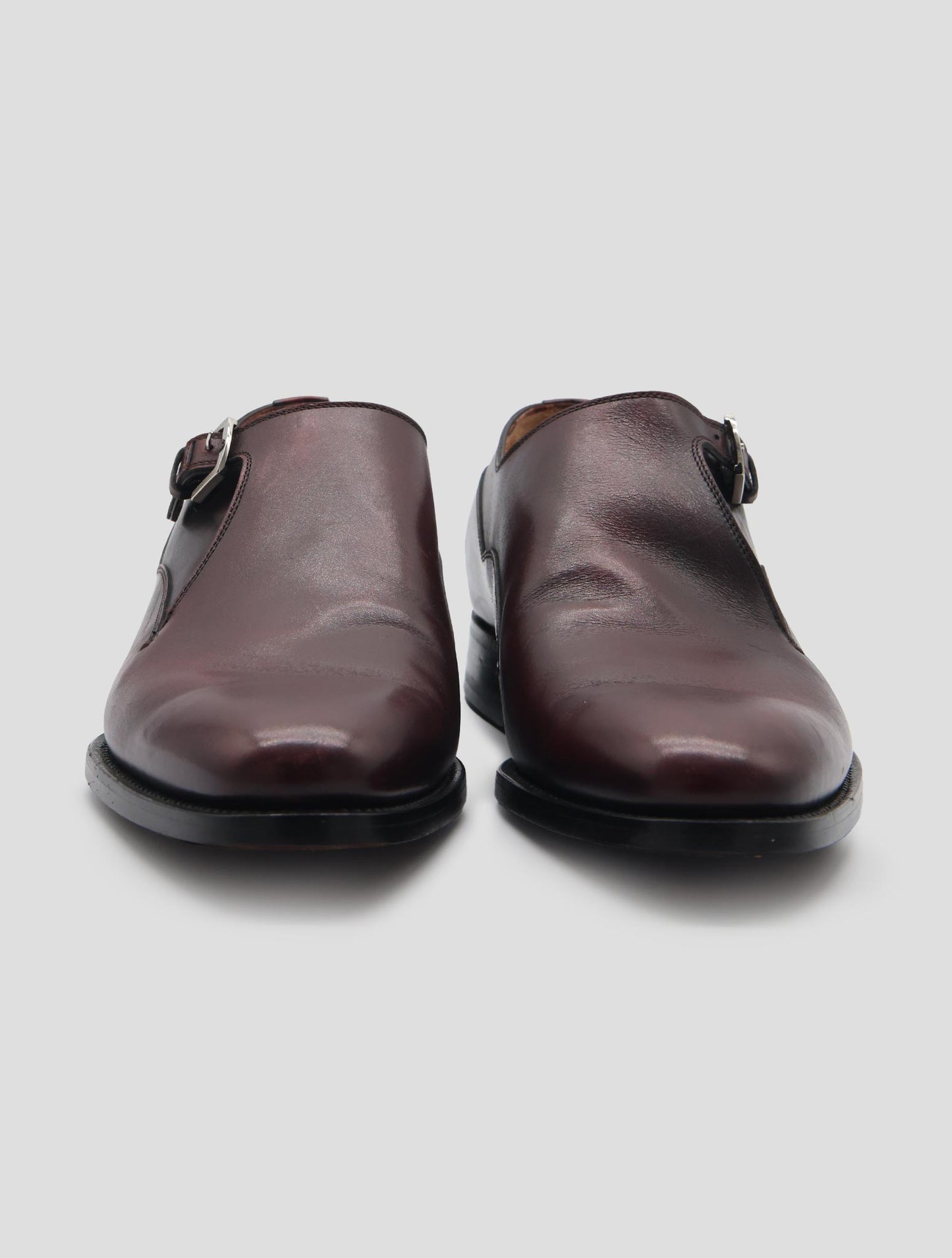 Kiton Burgundy Leather  Dress Shoes