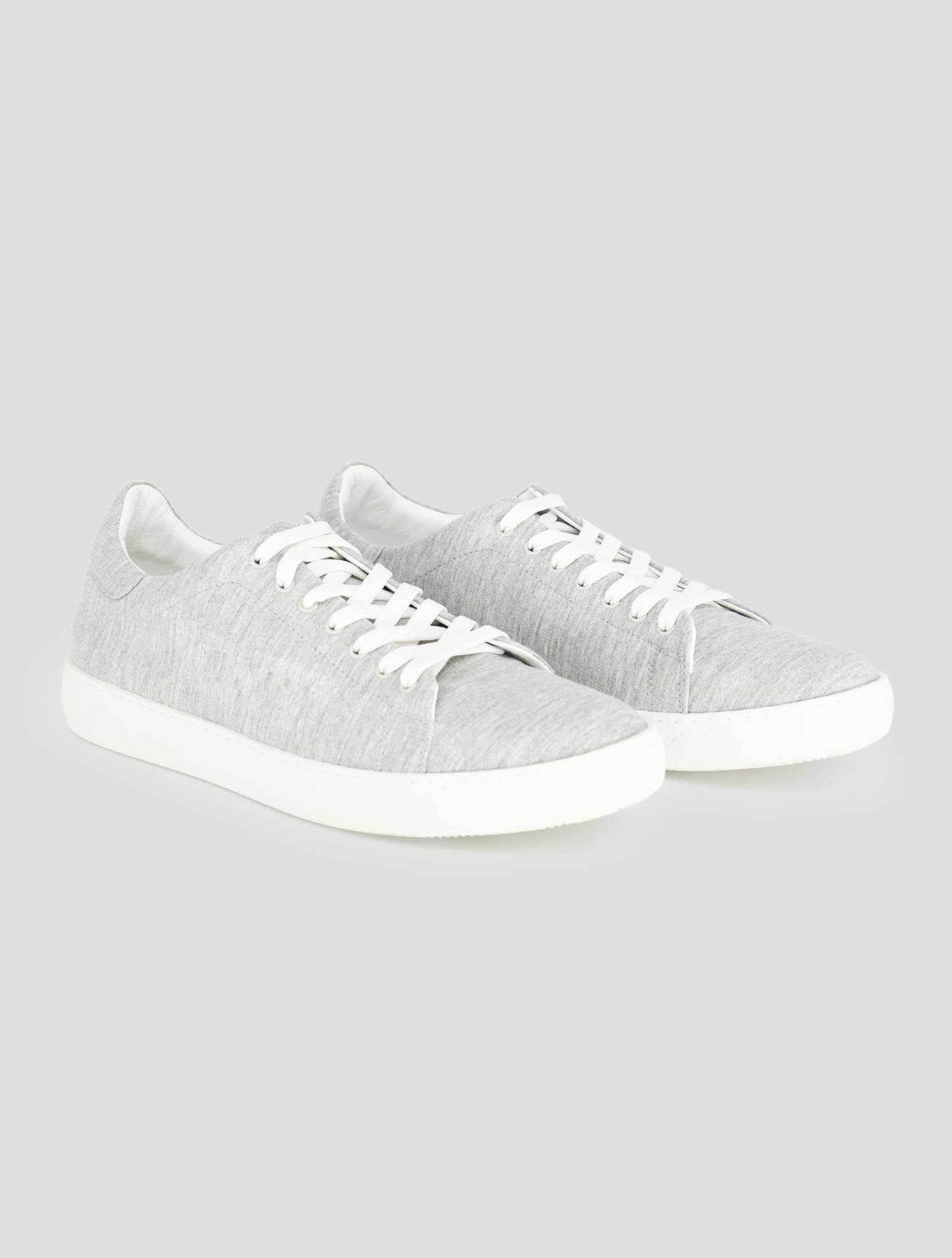 Kiton Knt Gray Cotton Pl Sneakers