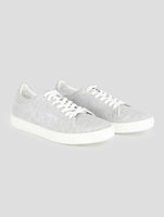 Kiton Knt Gray Cotton Pl Sneakers