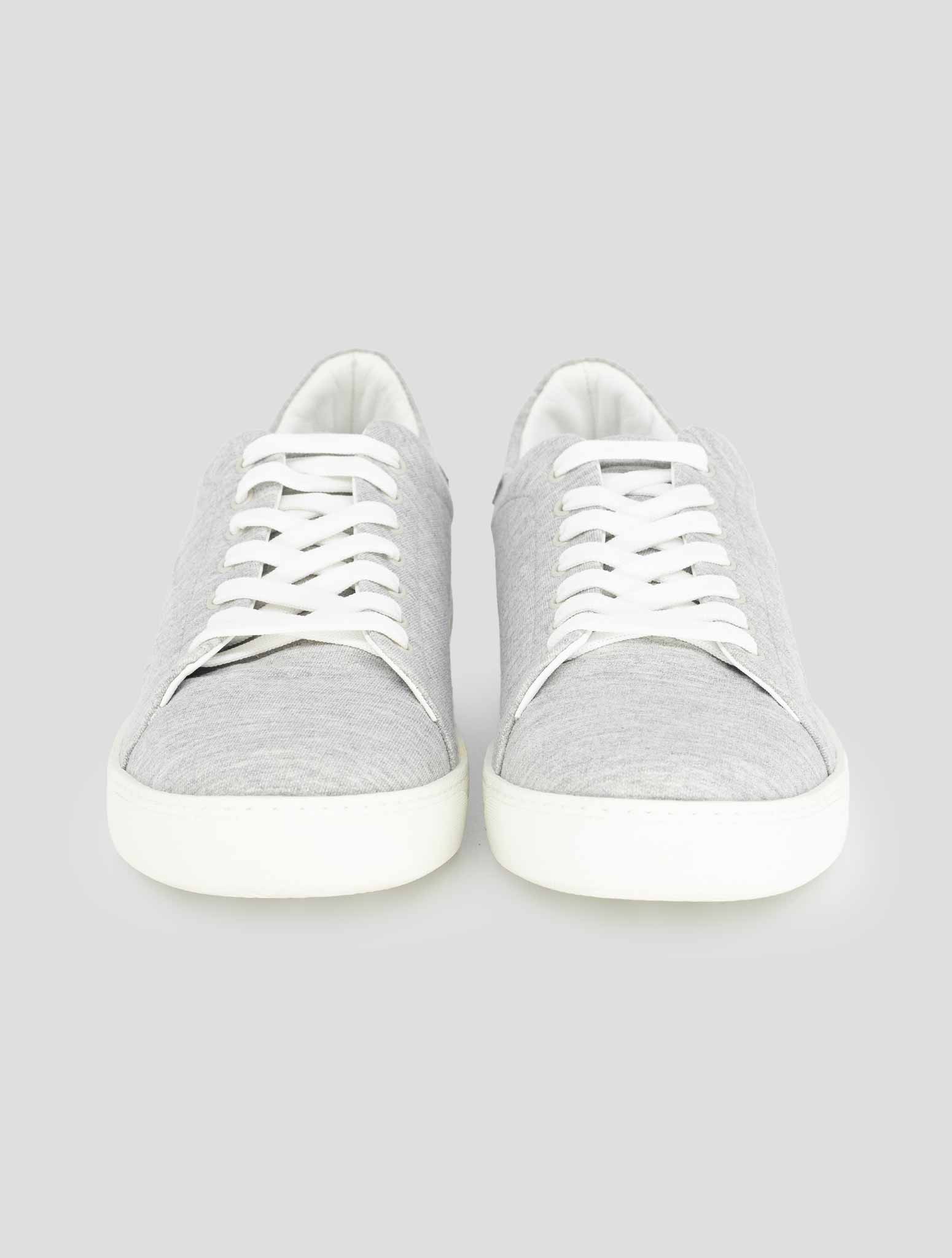 Kiton Knt Gray Cotton Pl Sneakers