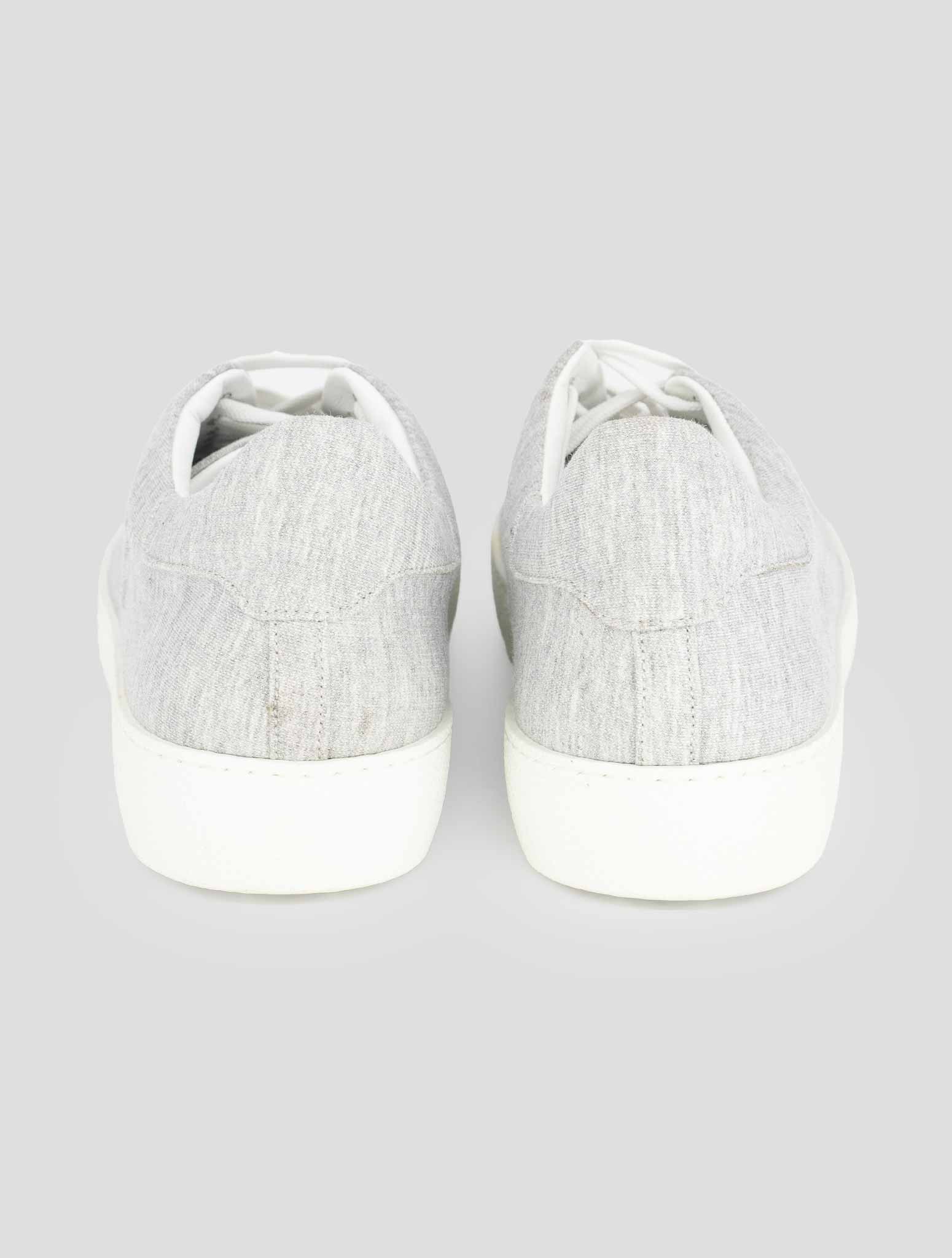 Kiton Knt Gray Cotton Pl Sneakers