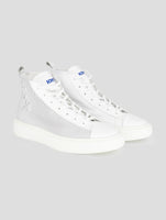Kiton Knt White Leather Boots