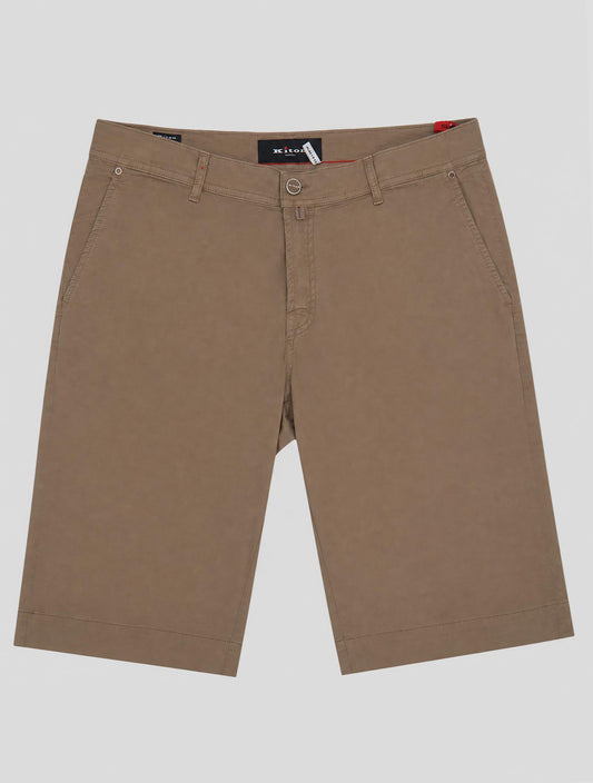 Kiton Beige Cotton Ea Short Pants