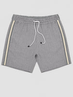 Kiton Gray Virgin Wool Pa Short Pants