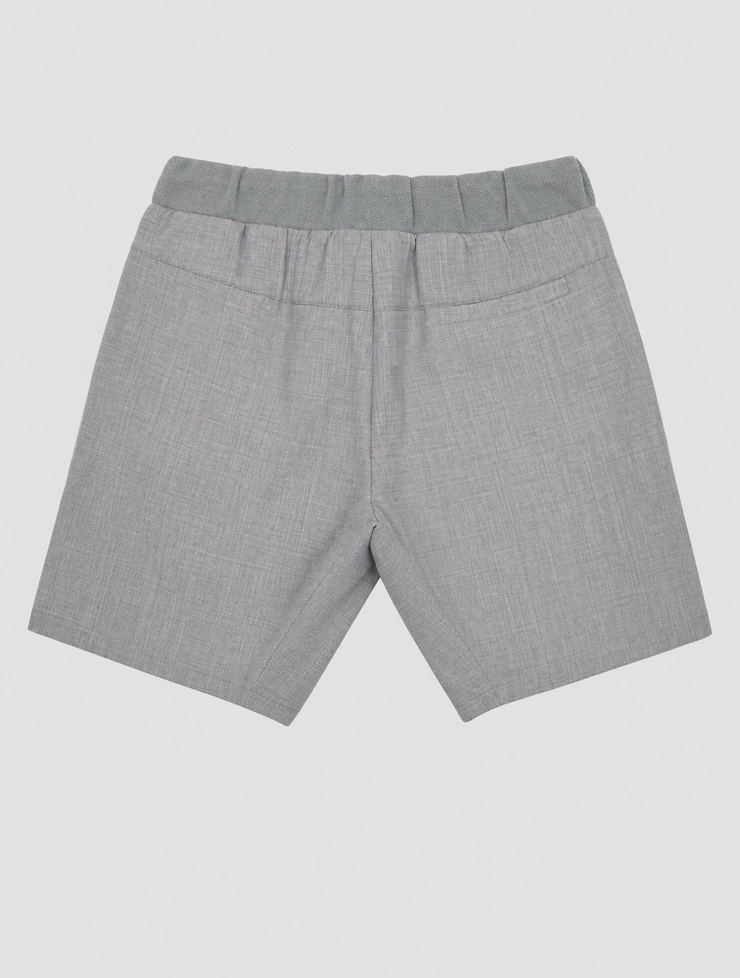 Kiton Gray Virgin Wool Pa Short Pants