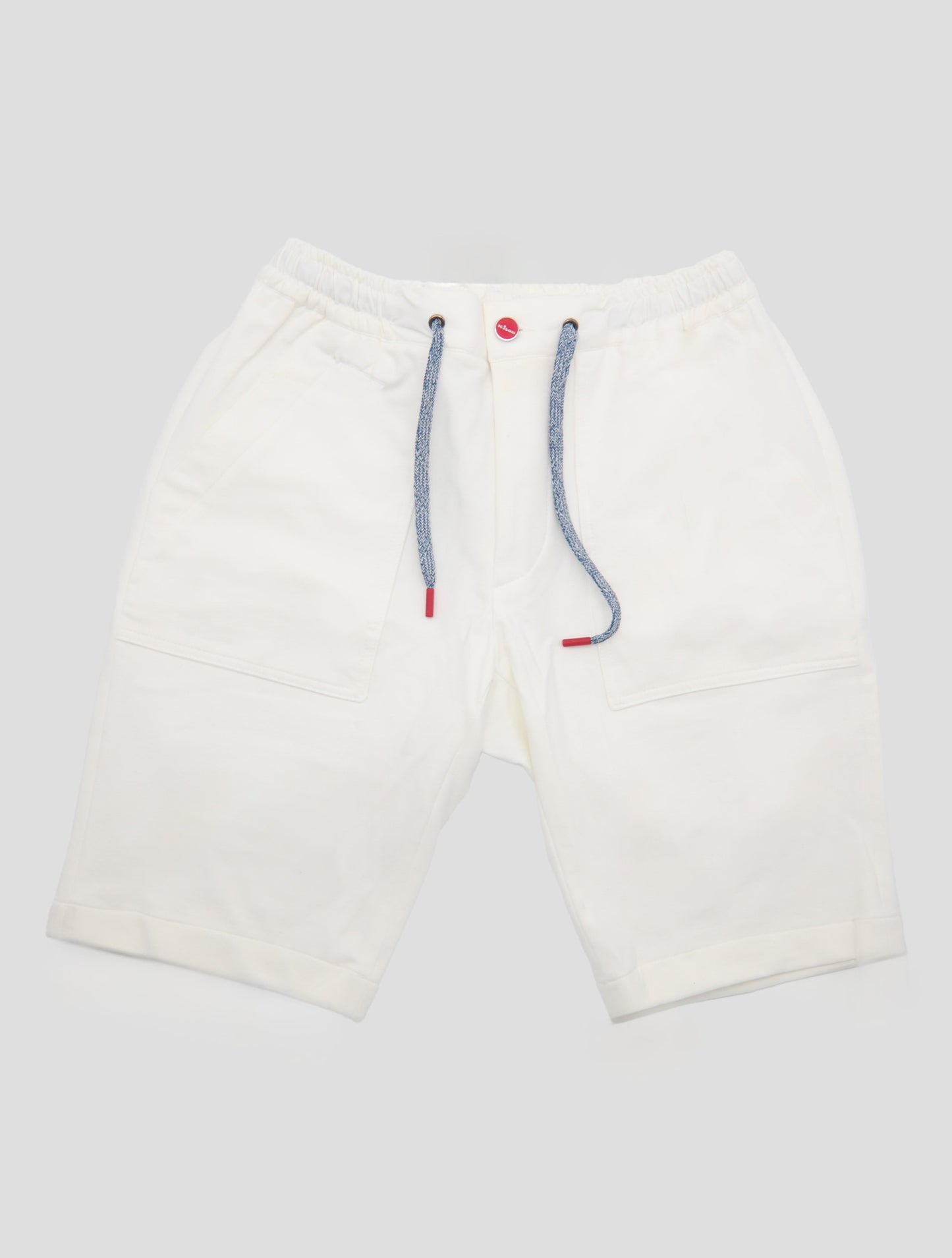 Kiton White Cotton Ea Short Pants