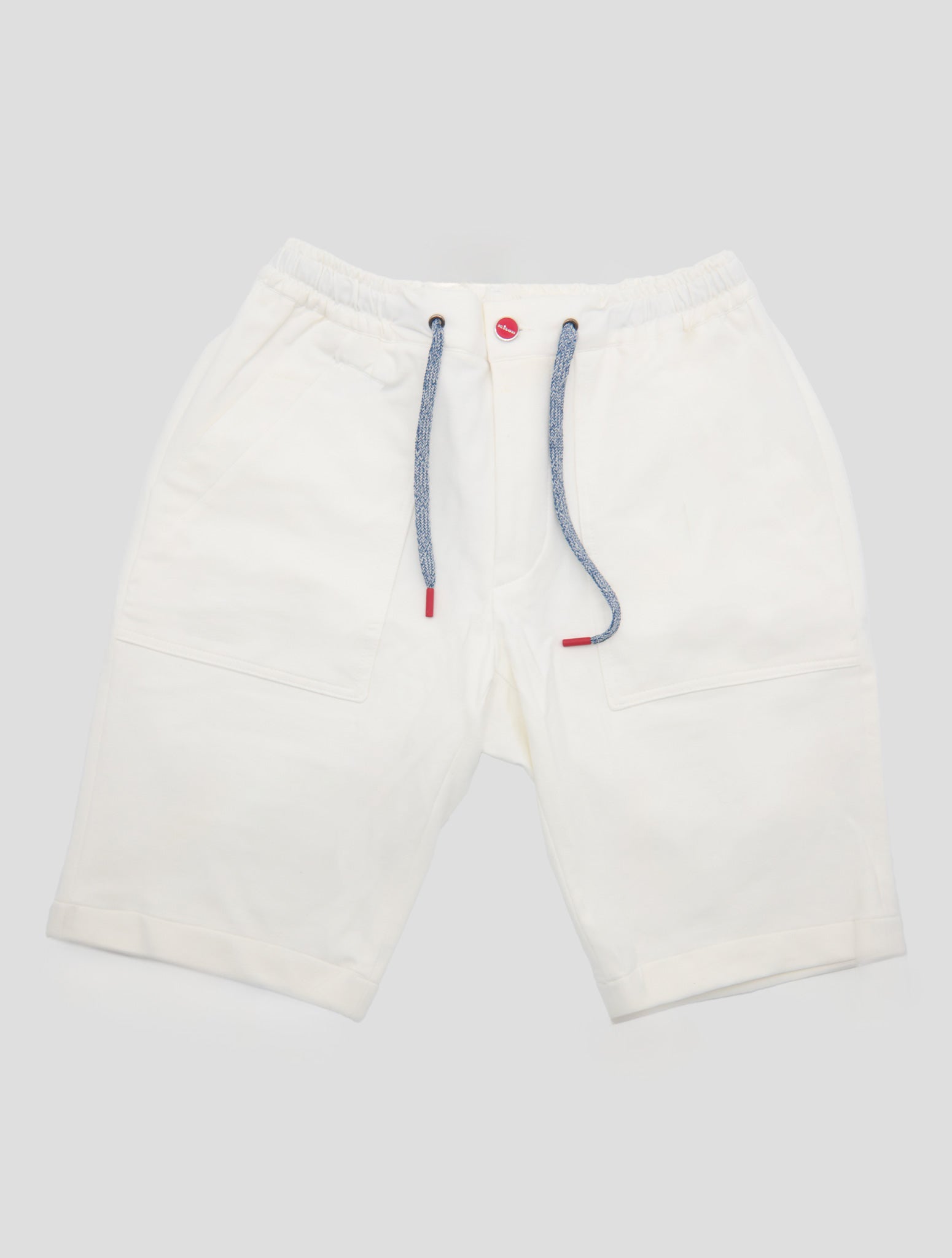 Kiton White Cotton Ea Short Pants