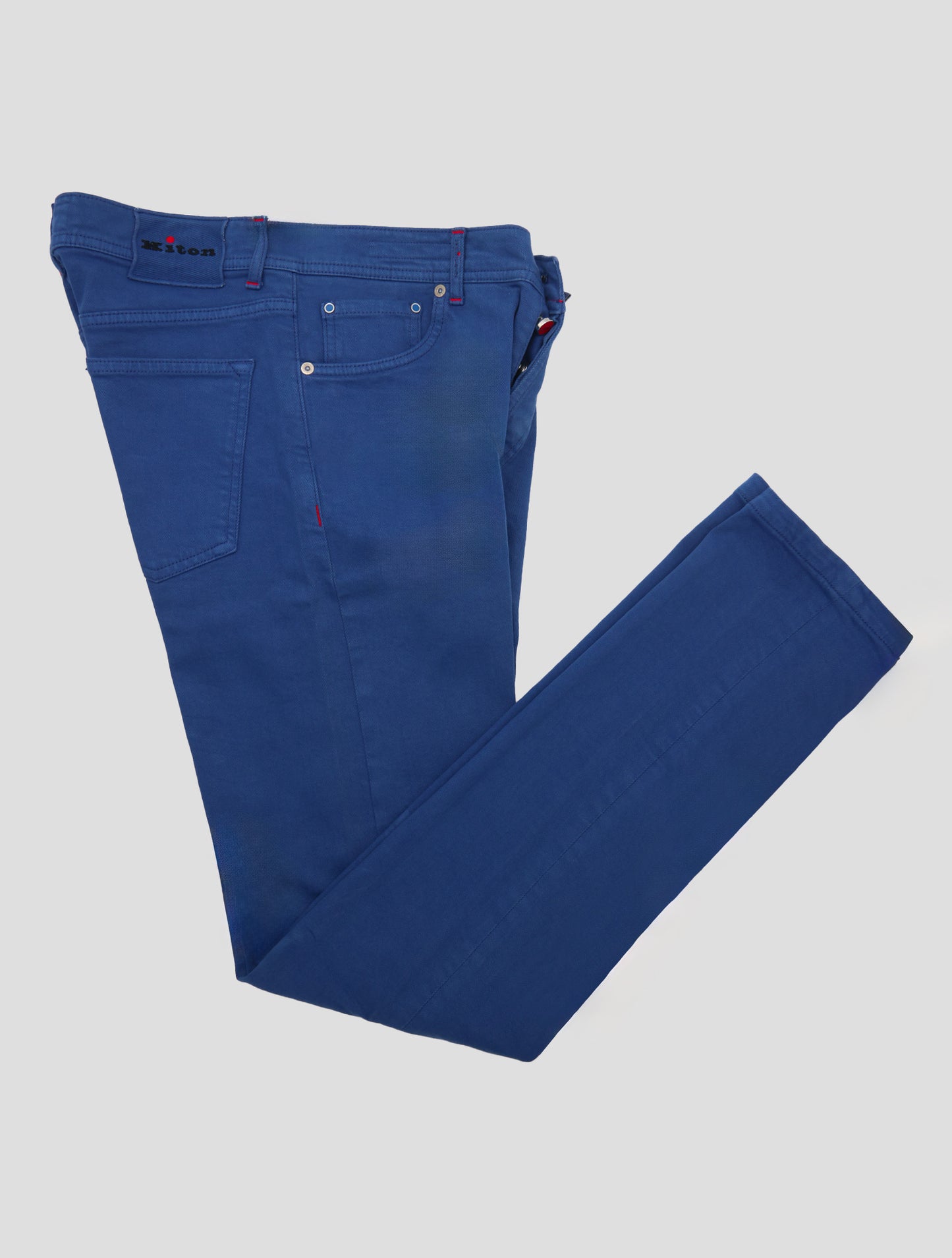 Kiton Blue Cotton Ea Jeans