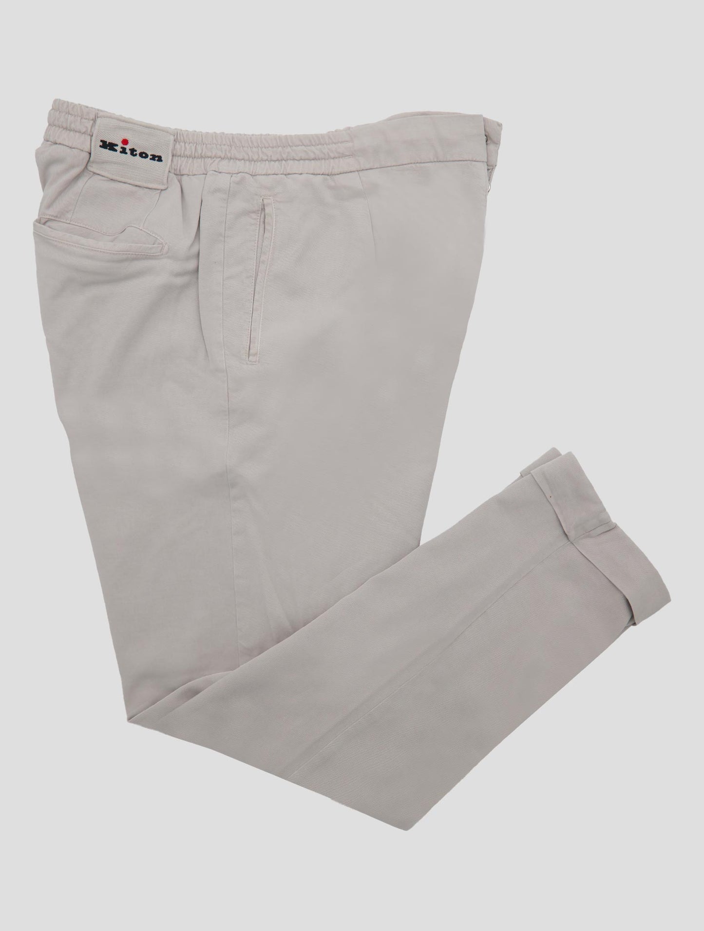 Kiton Gray Lyocell Ea Pants