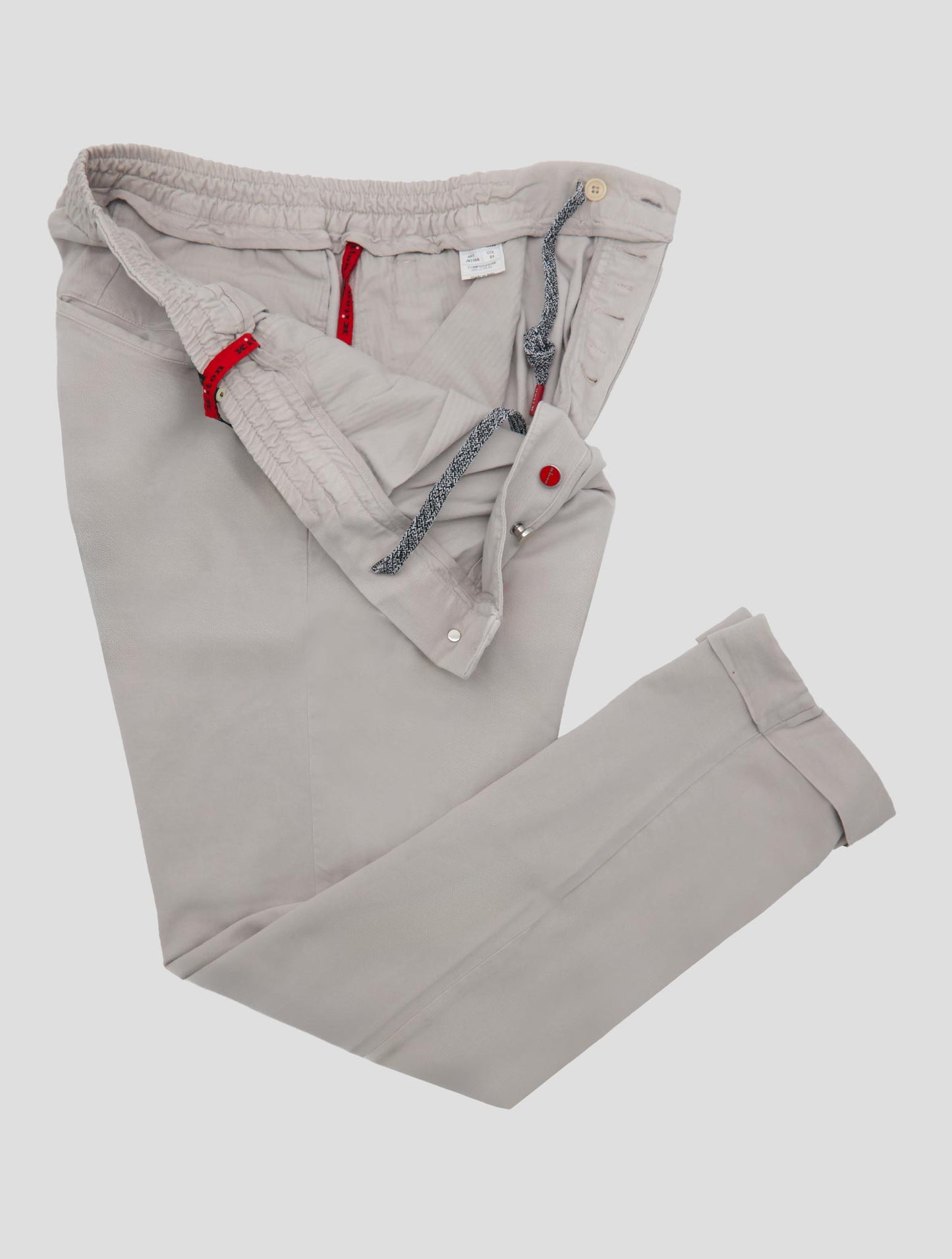 Kiton Gray Lyocell Ea Pants