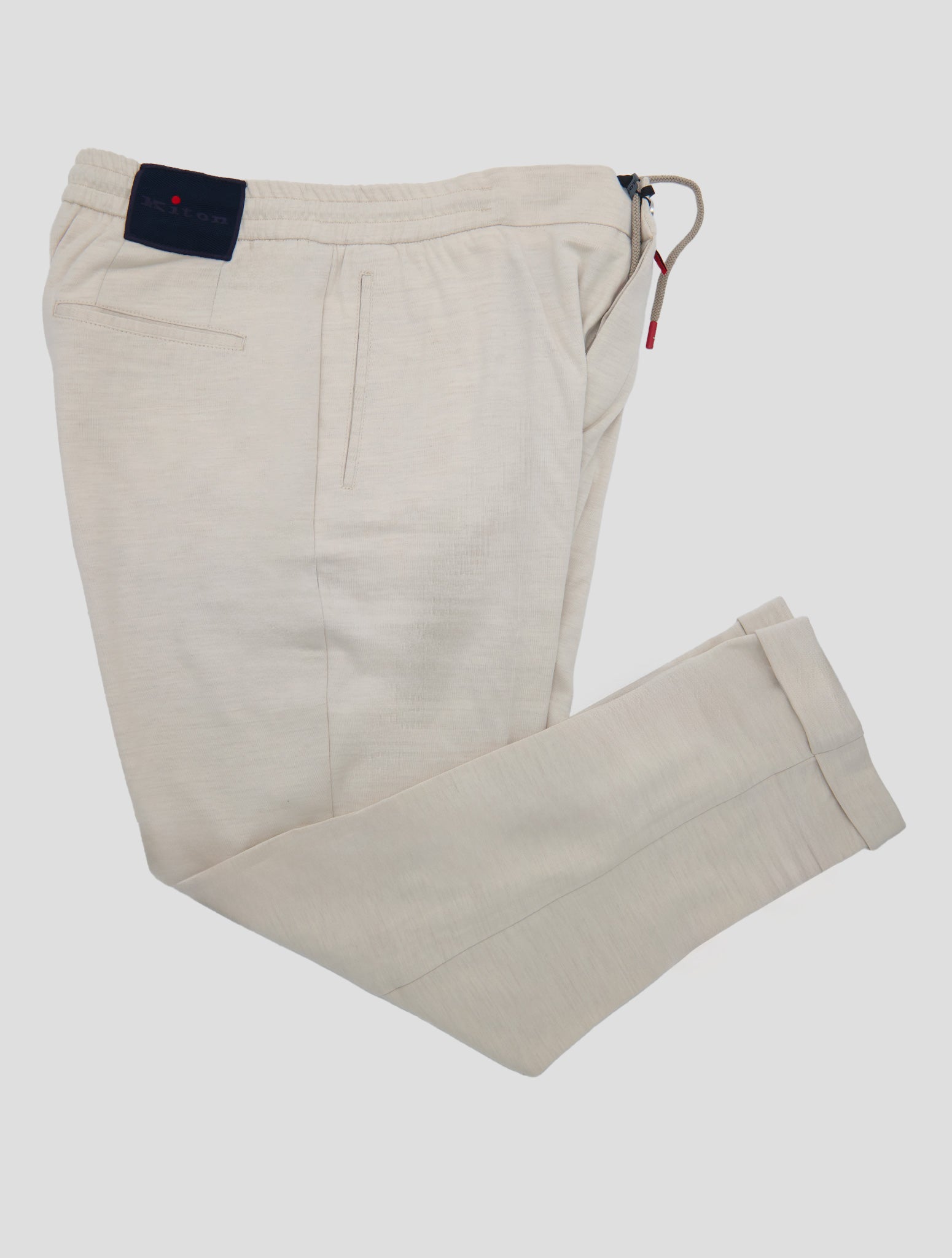 Kiton Beige Wool Pa Pants