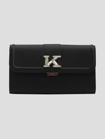 Kiton Black Viscose Silk Pochette