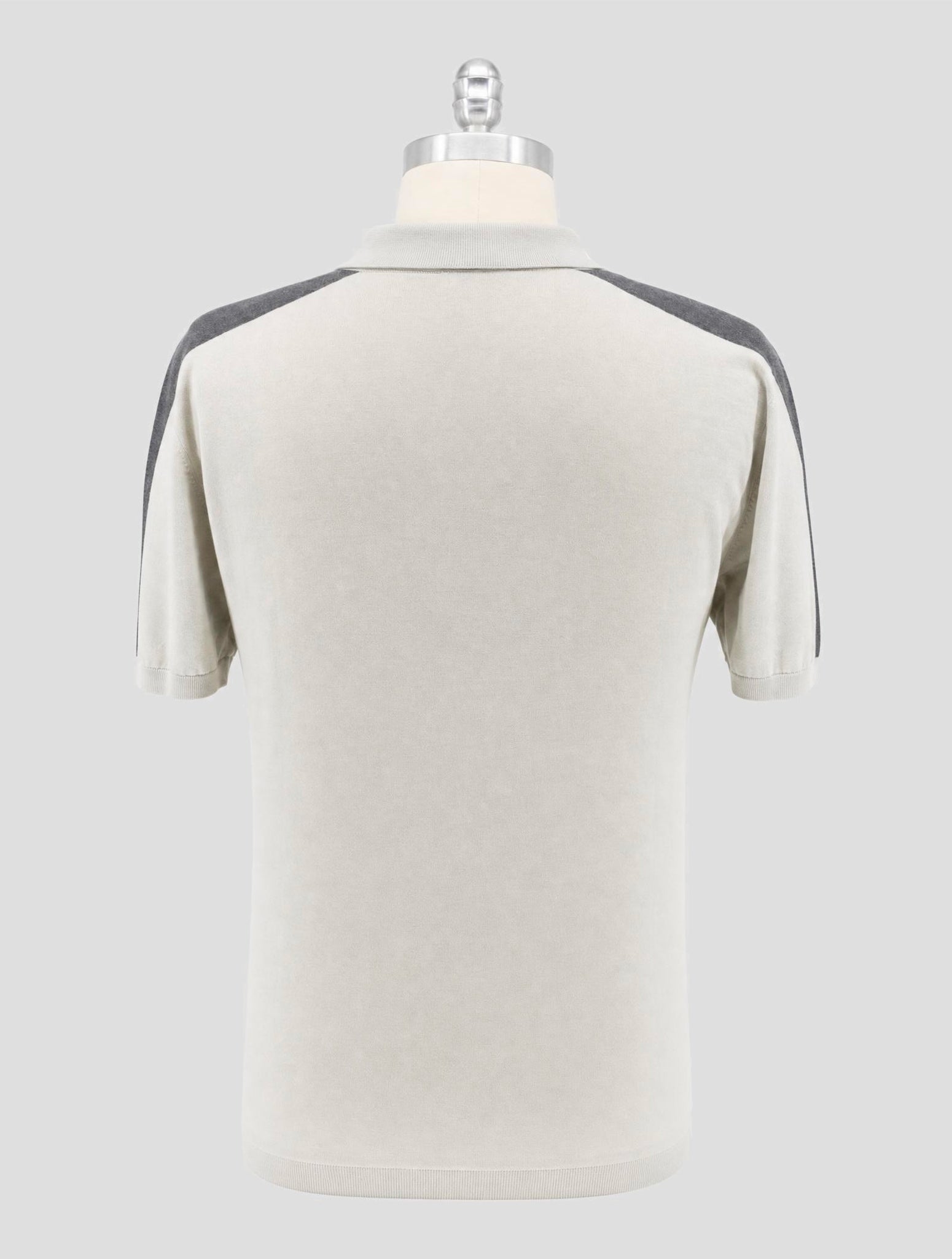 Kiton Gray Cotton  Polo
