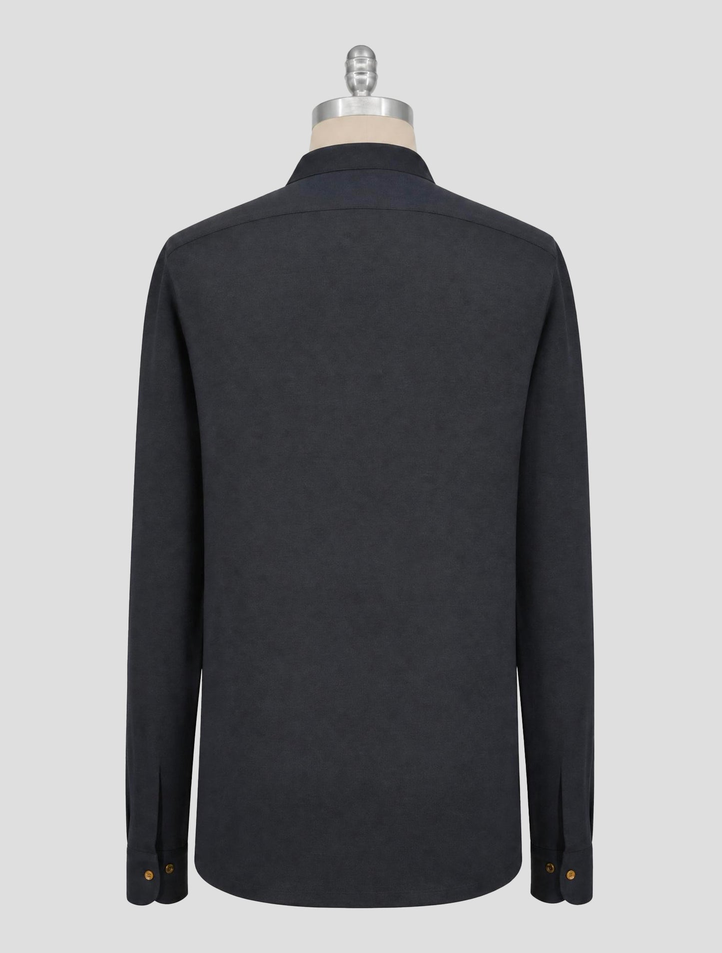 Kiton Blue Cotton Shirt