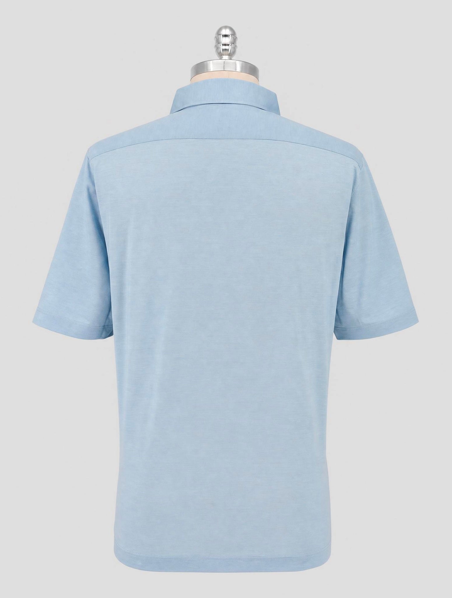 Kiton Light Blue Cotton Shirt