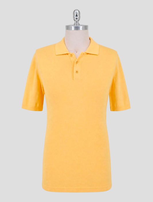 Kiton Yellow Cotton Polo
