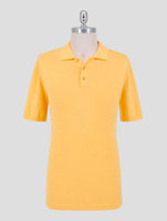 Kiton Yellow Cotton Polo