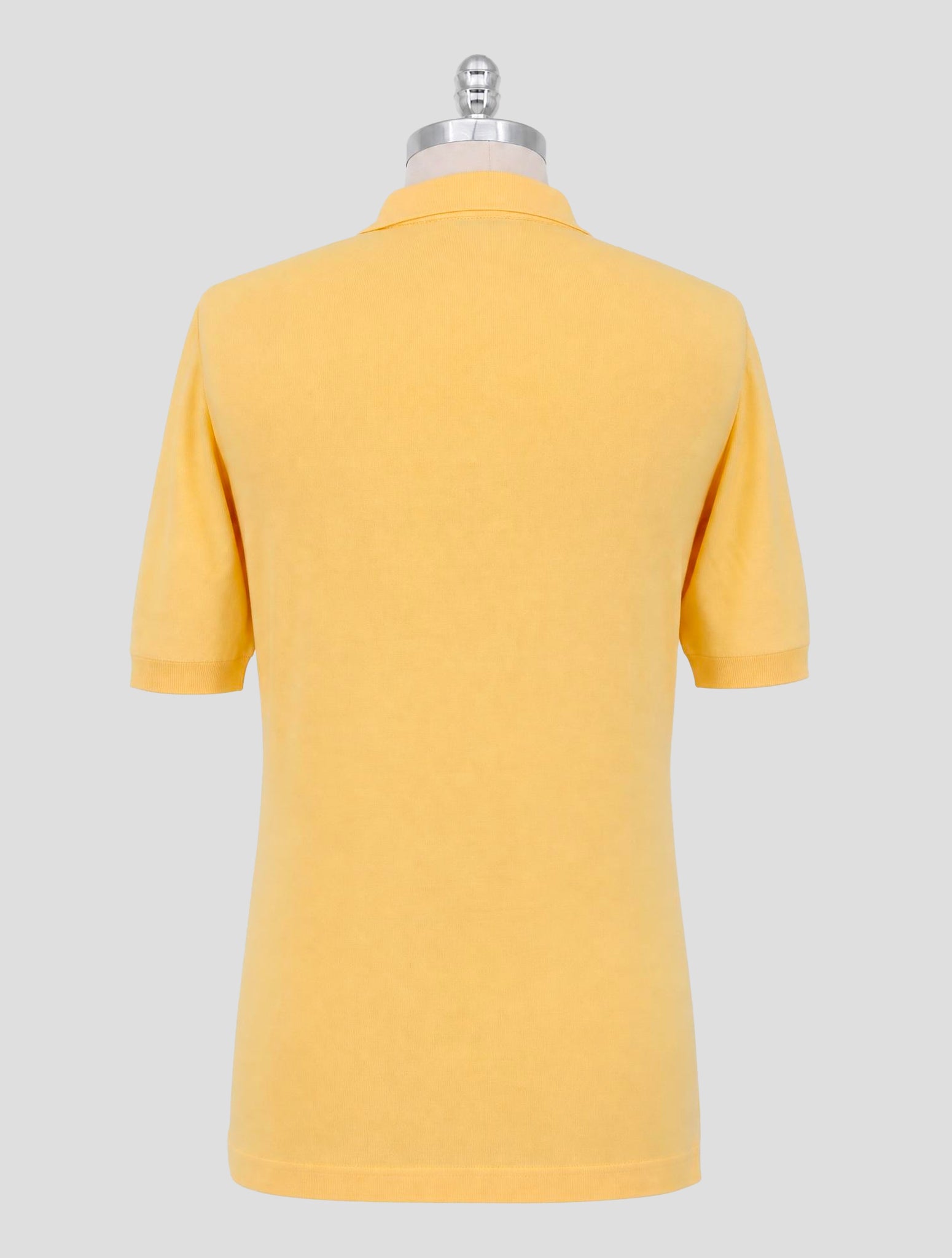 Kiton Yellow Cotton Polo