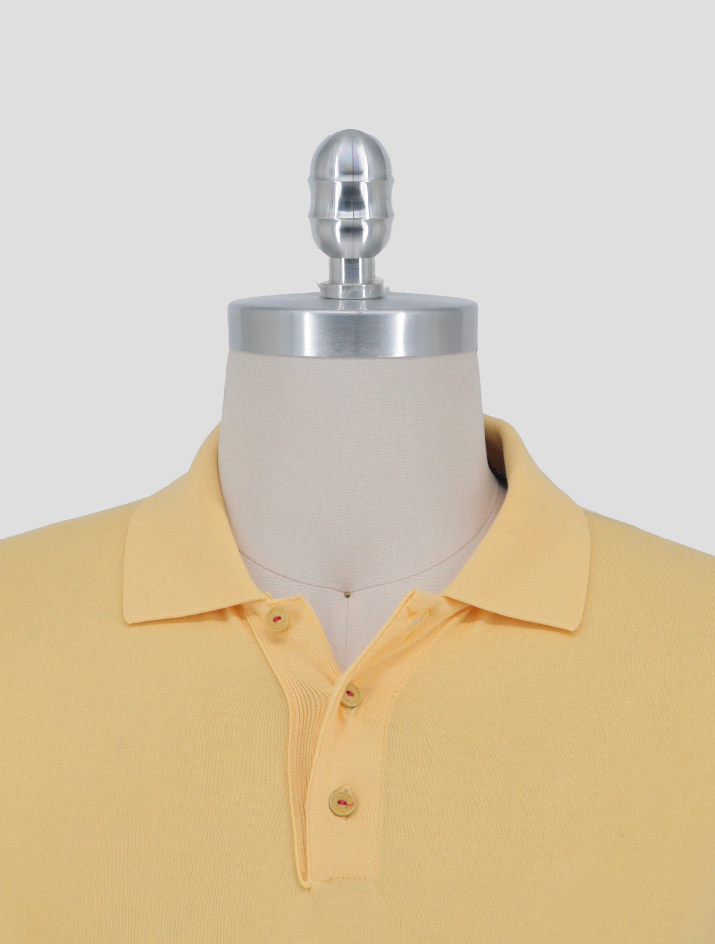 Kiton Yellow Cotton Polo
