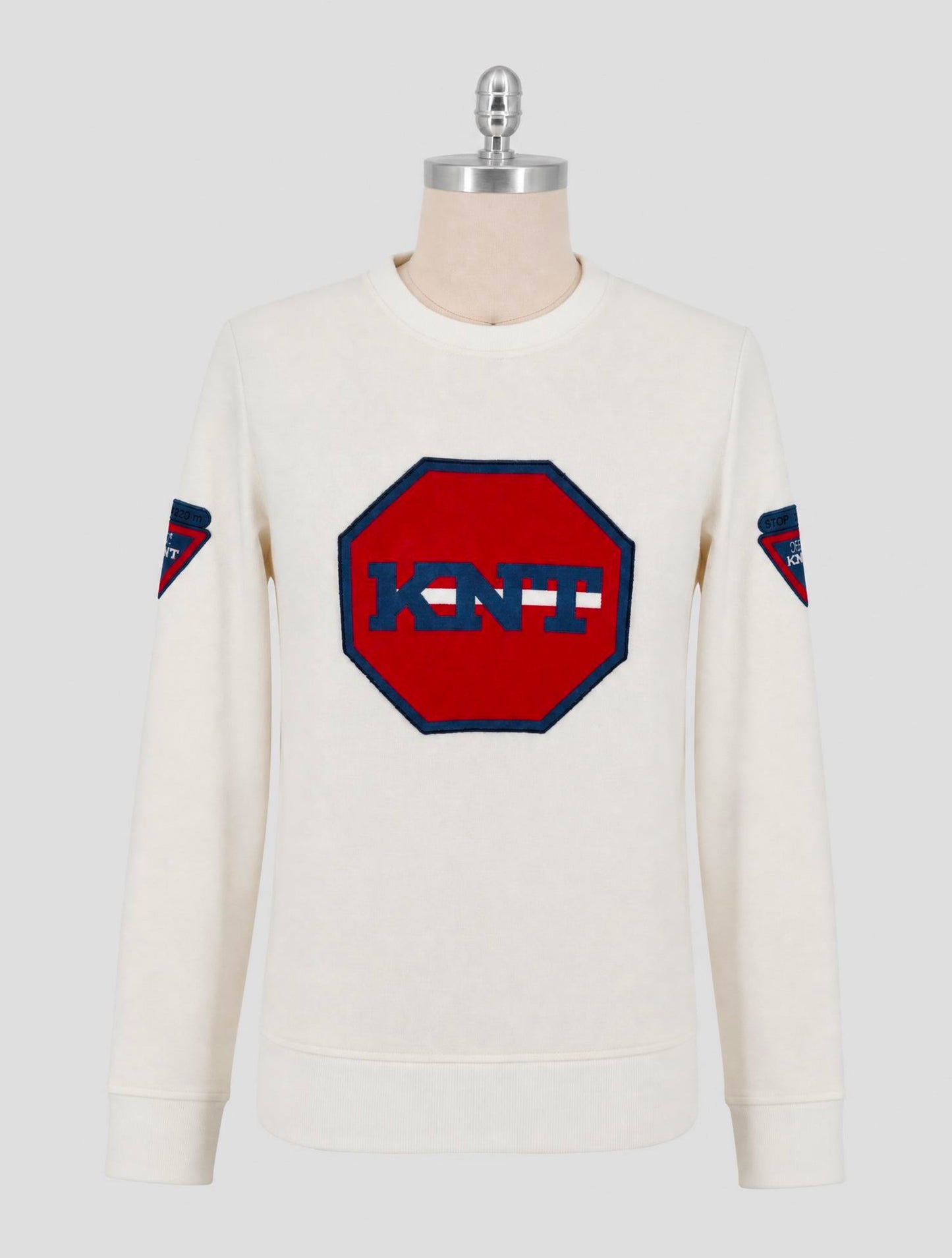 Kiton Knt White Cotton Sweater Crewneck