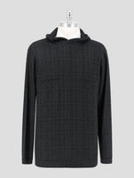 Kiton Knt Dark Blue White Sweater