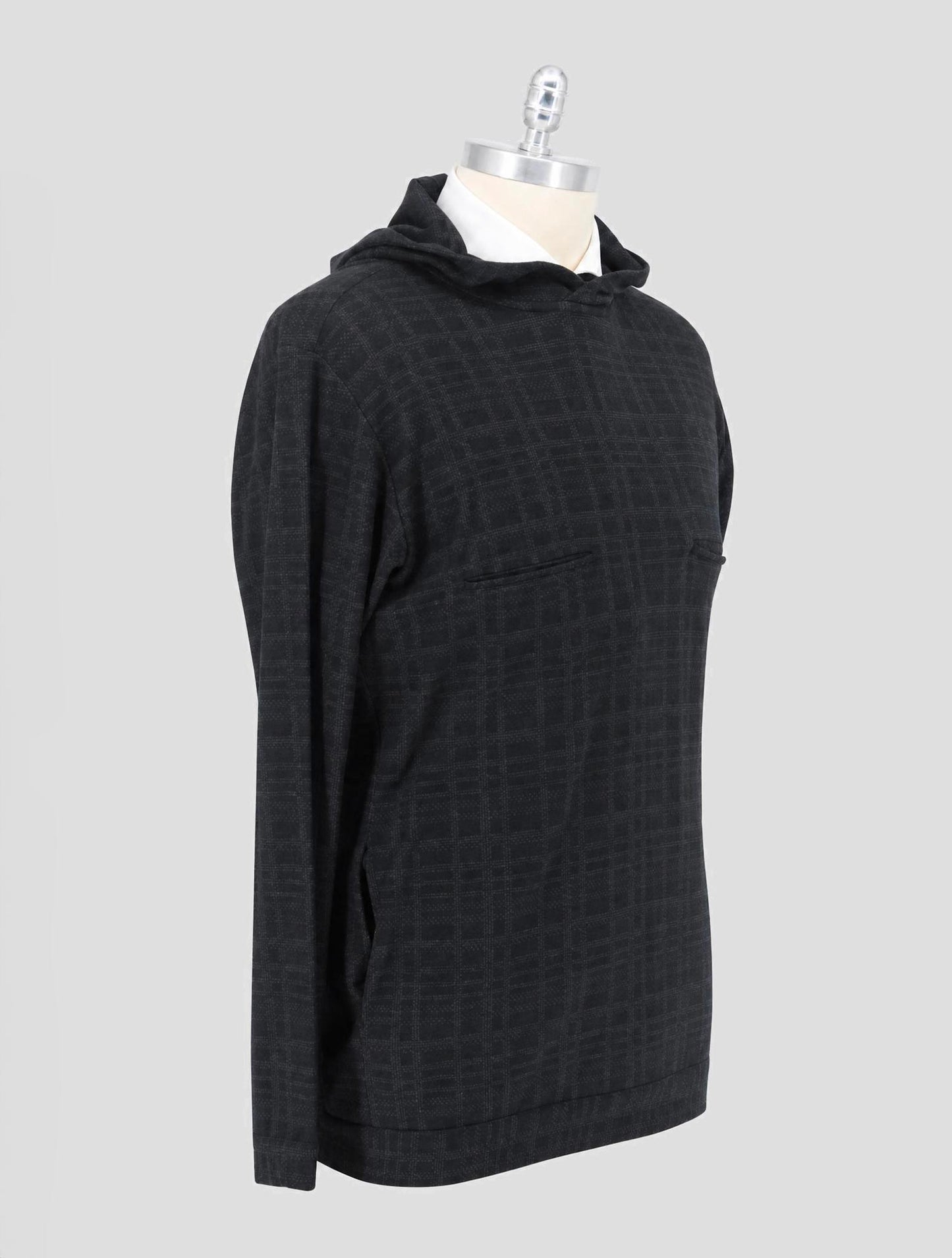 Kiton Knt Dark Blue White Sweater