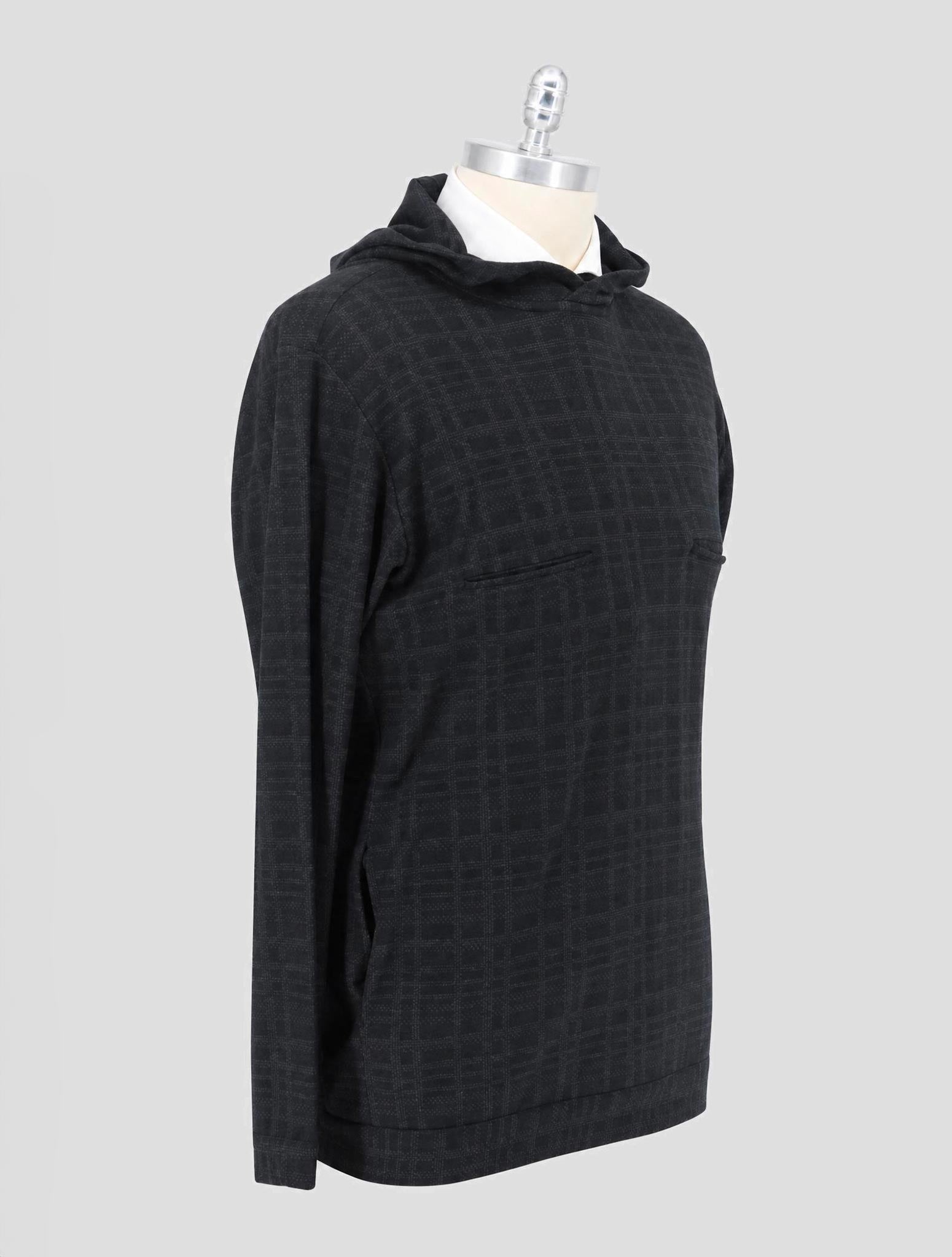 Kiton Knt Dark Blue White Sweater