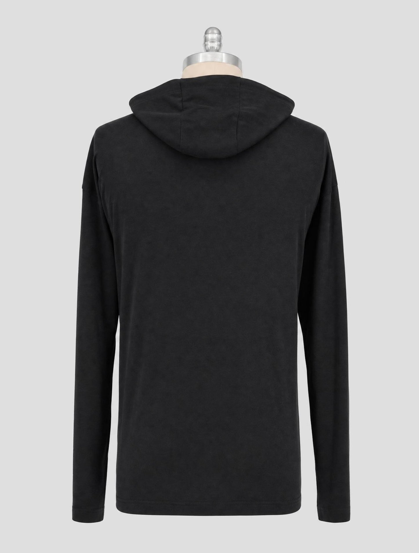 Kiton Black Cotton Sweater Full Zip