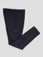 Kiton Blue Cashmere Pants