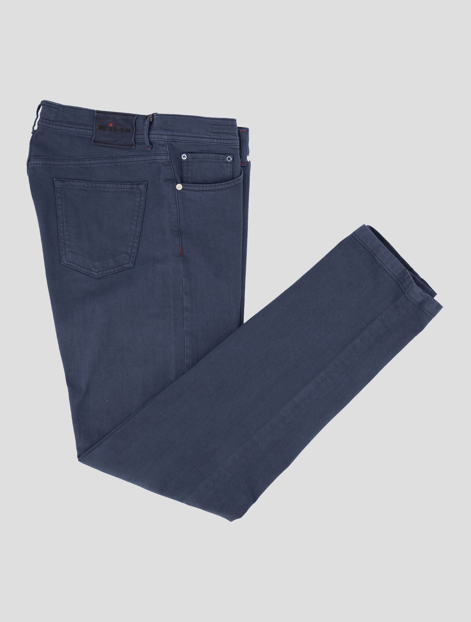 Kiton Blue Cotton Ea Jeans