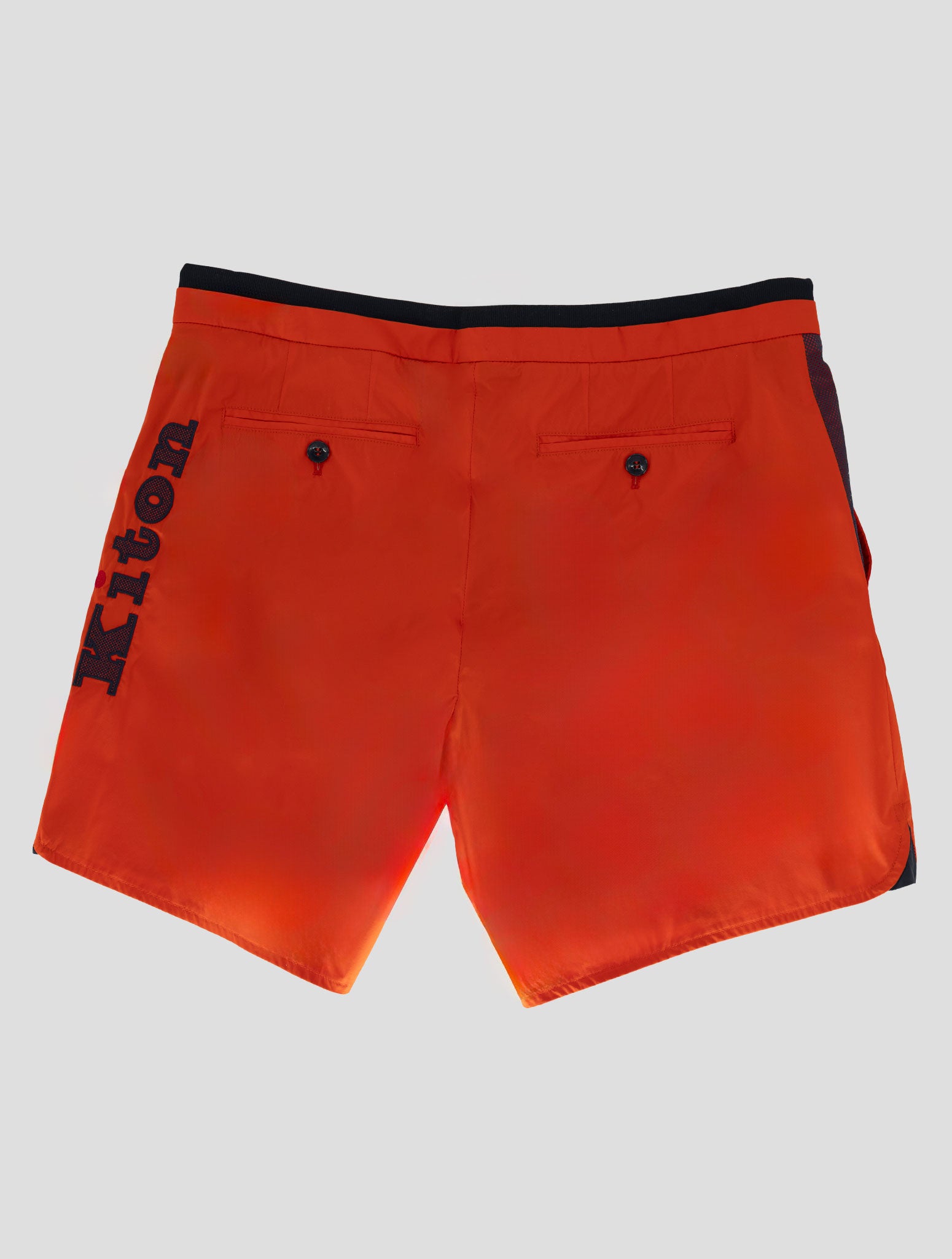 Kiton Orange Pa Ea Swim Trunks