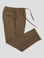 Kiton Brown Cashmere Pants Women