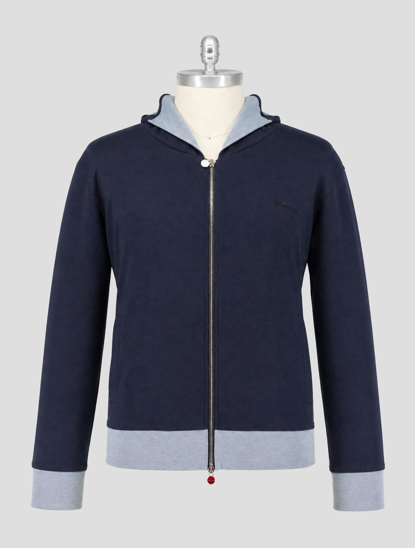 Kiton Blue Cotton Pl Tracksuit