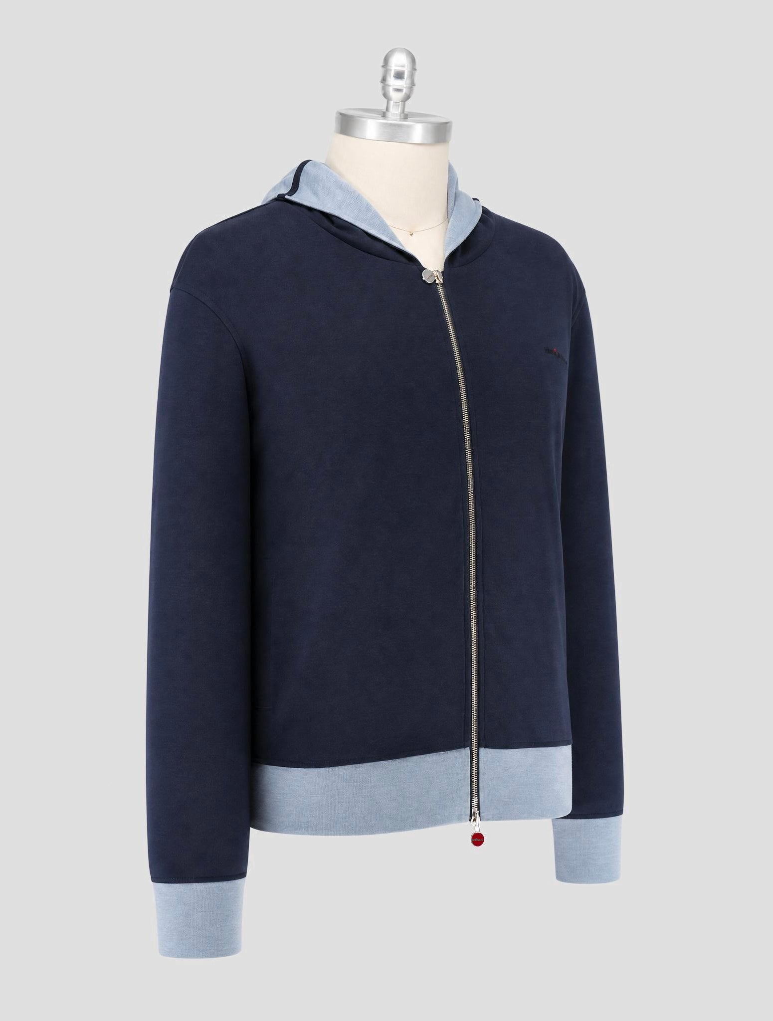 Kiton Blue Cotton Pl Tracksuit