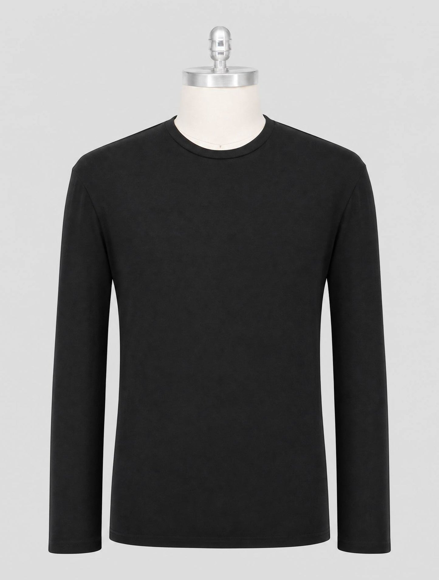 Kiton Blue Cotton Sweater Crewneck
