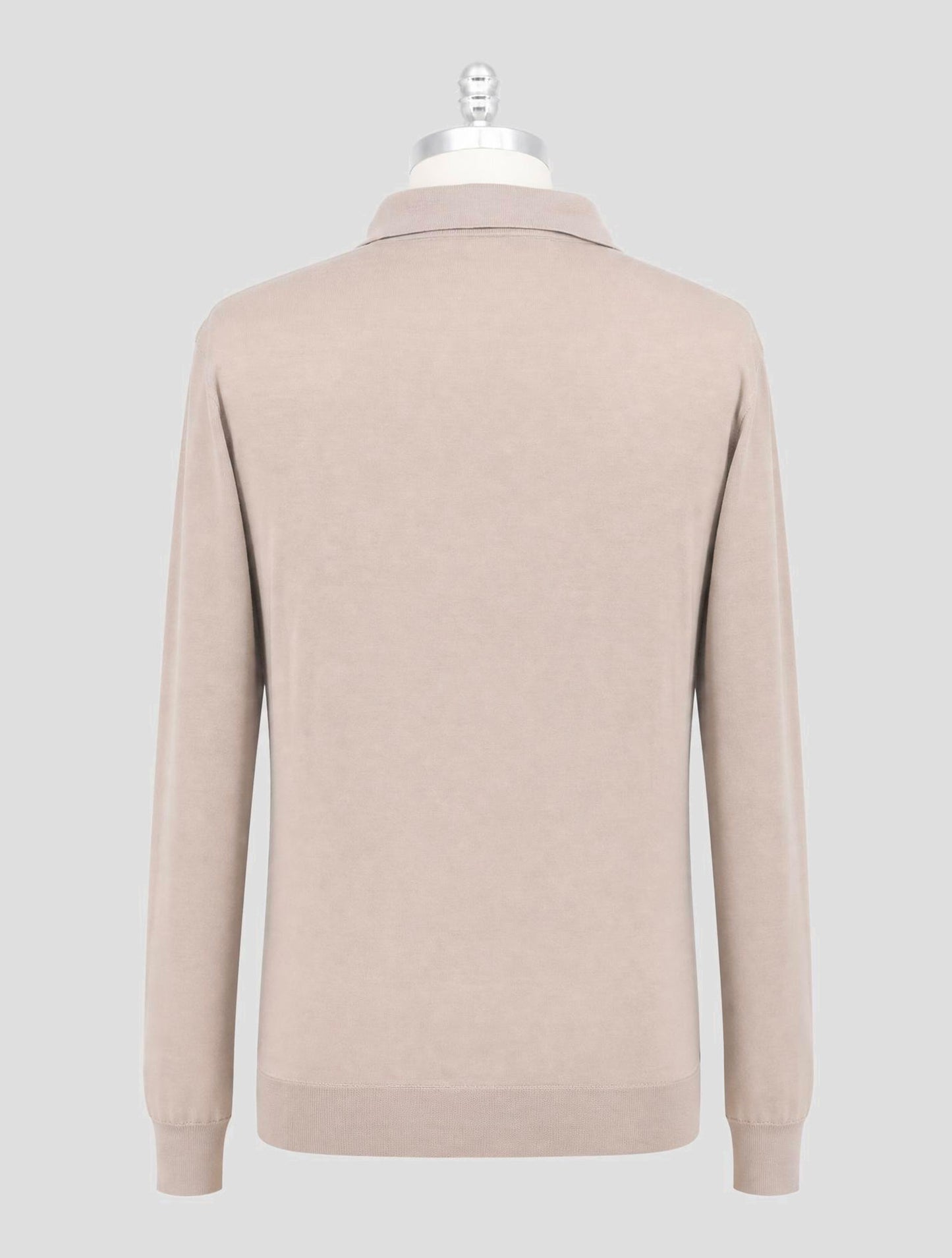 Kiton Gray Cashmere Silk Sweater Polo