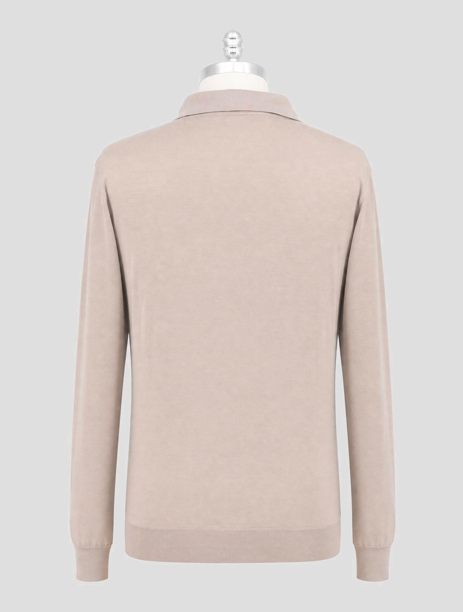 Kiton Gray Cashmere Silk Sweater Polo