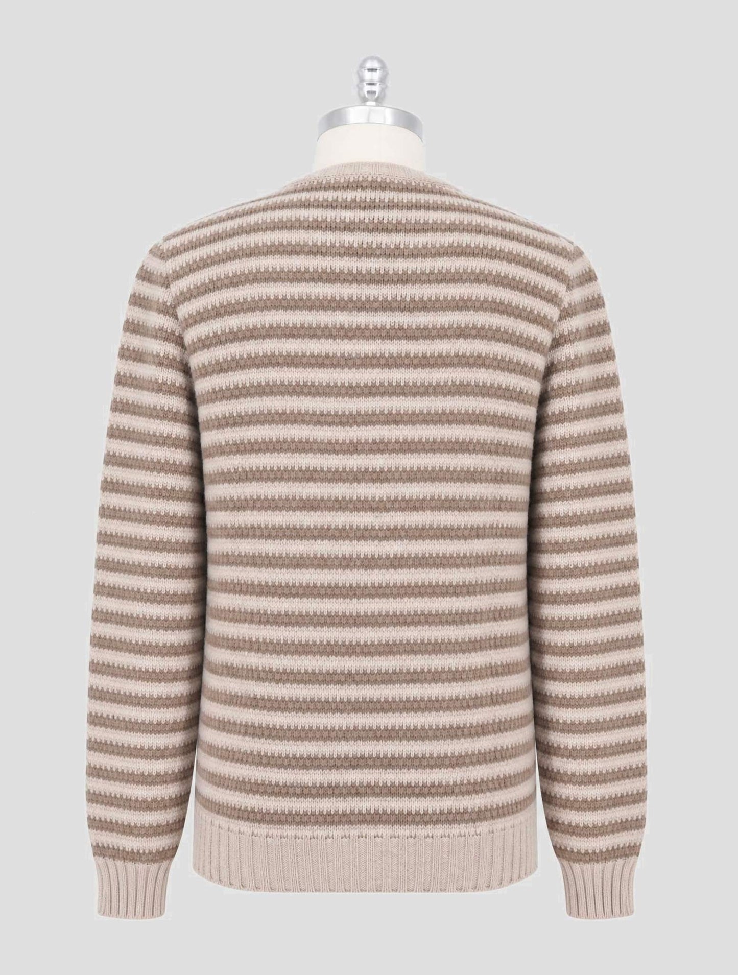 Kiton Beige Cashmere Sweater Crewneck