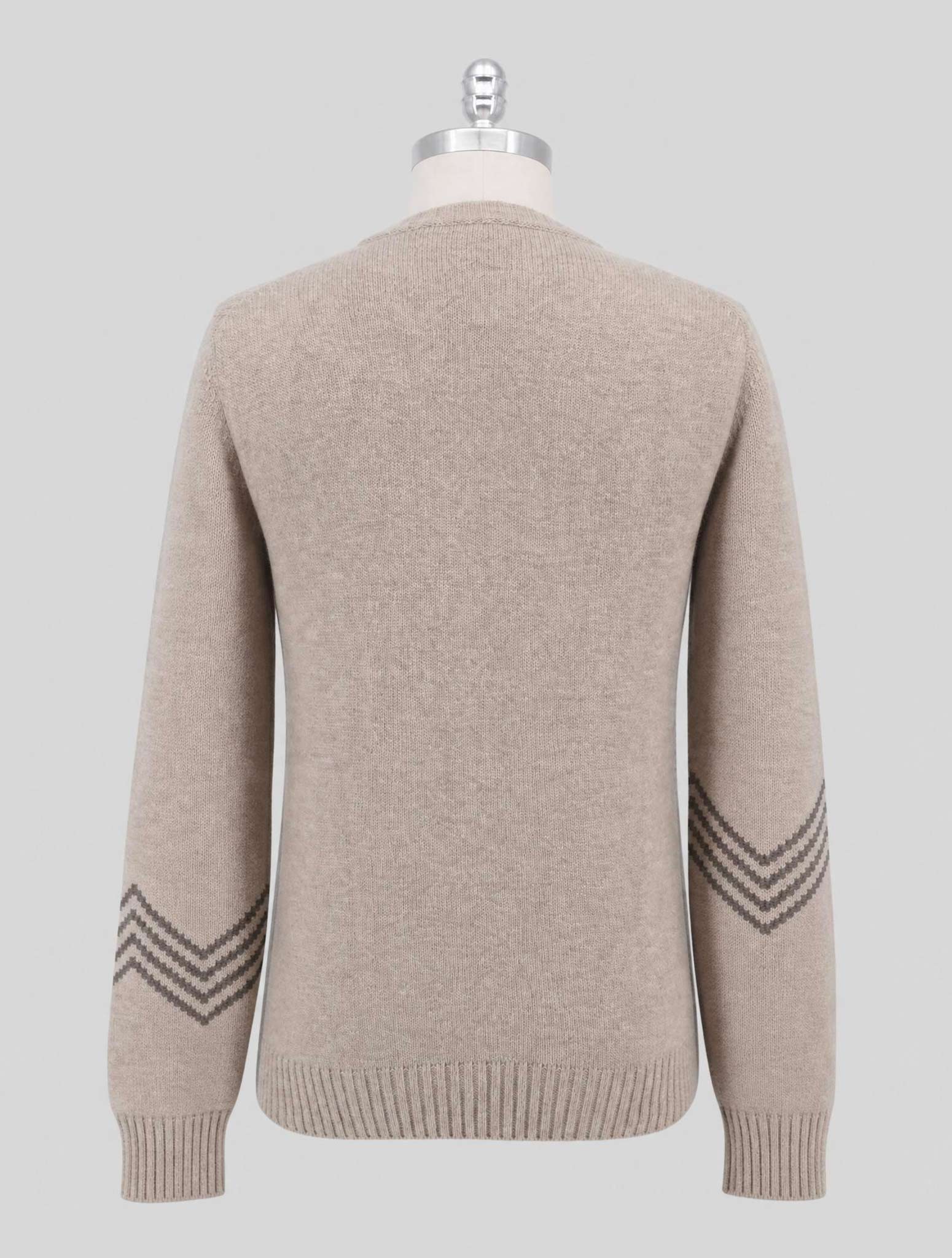 Kiton Beige Cashmere Sweater Crewneck
