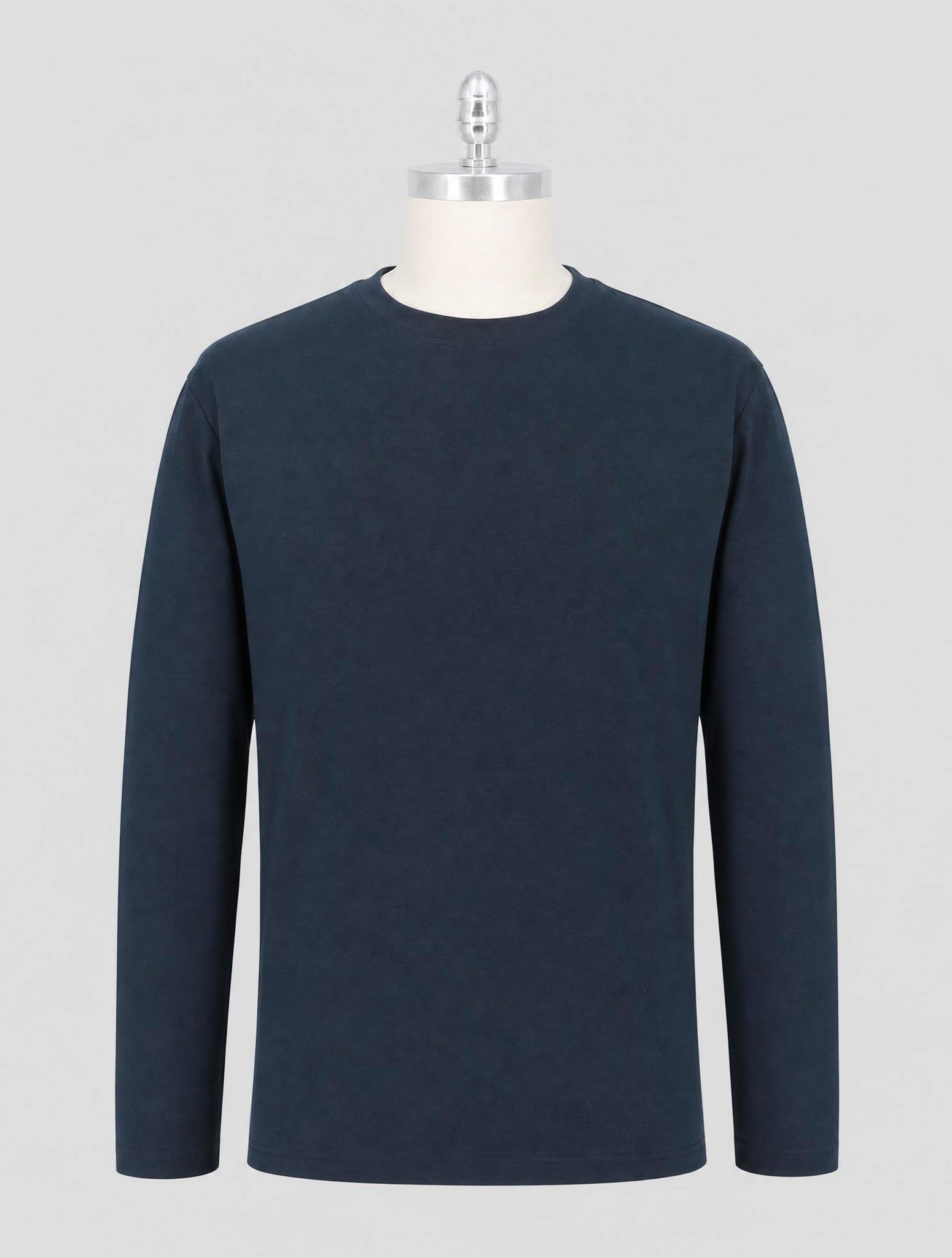 Kiton Blue Cotton T-Shirt