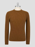 Kiton Brown Vicuna Sweater Crewneck